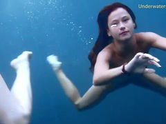 FuckCult presents: Naked ladies swim and look sexy underwater