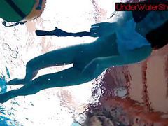 FuckCult presents: Perfect shaved teen in the pool