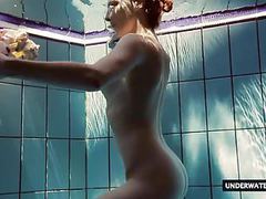 FuckCult presents: Hot big titted teen lera swimming in the pool