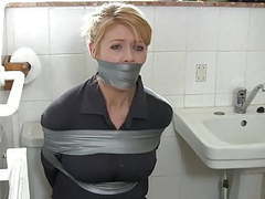 FuckCult presents: Blonde housewife in bathroom
