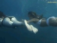 FuckCult presents: Bikini girls filmed underwater in the ocean