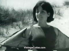 FuckCult presents: Nudist girl's day on a beach (1960s vintage)
