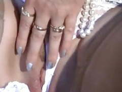 FuckCult presents: Mature mom upskirt, flashing, fingering smooth shaved pussy