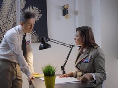 FuckCult presents: Rebecca volpetti wearing nylon stockings getting fucked hard