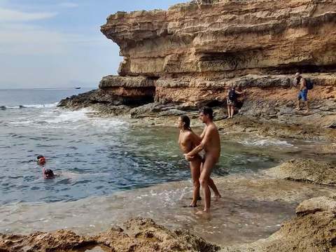 FuckCult presents: Divers watching us fuck at the beach give us some help