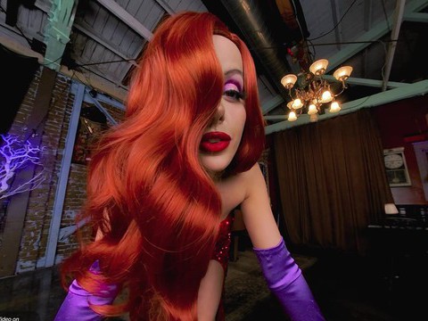 FuckCult presents: Pov cosplay porn with jessica rabbit in hd porn