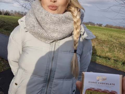 FuckCult presents: I blow and fuck a stranger for the last dubai chocolate from the discount store - risky public sex - litclit