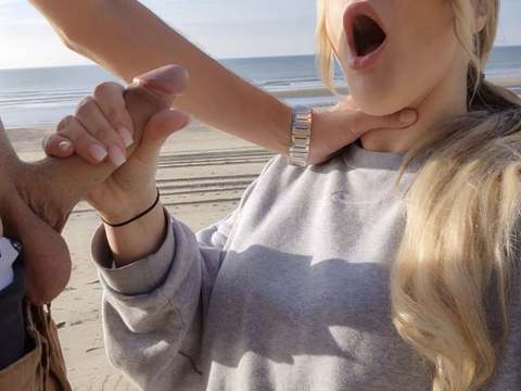 FuckCult presents: Outdoor after a blowjob for a stranger on the beach, i was fucked in public