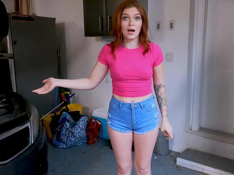 FuckCult presents: Redhead katerina deville with hot ass sucking a dick - hd