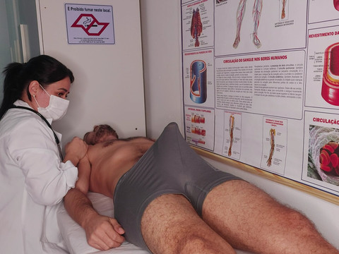 FuckCult presents: Patient's erection right in front of the nurse
