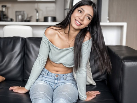 FuckCult presents: Cute 18yo latina tight pussy banged at amateur modeling casting