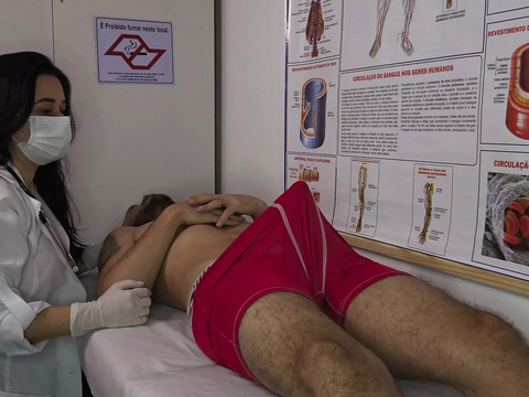 FuckCult presents: Nurse gets excited by patient's erection
