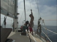 FuckCult presents: Interracial on a boat with a beautiful black girl