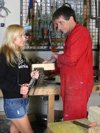 FuckCult presents: Blonde teenage beauty fucking her old and horny handyman