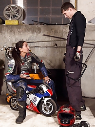 FuckCult presents: Shy teenage biker chick fucks the horny mechanic hardcore
